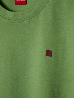 T-shirt básica de algodão|LION OF PORCHES Sale