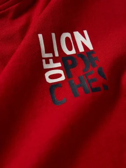 T-shirt básica de algodão|LION OF PORCHES Outlet