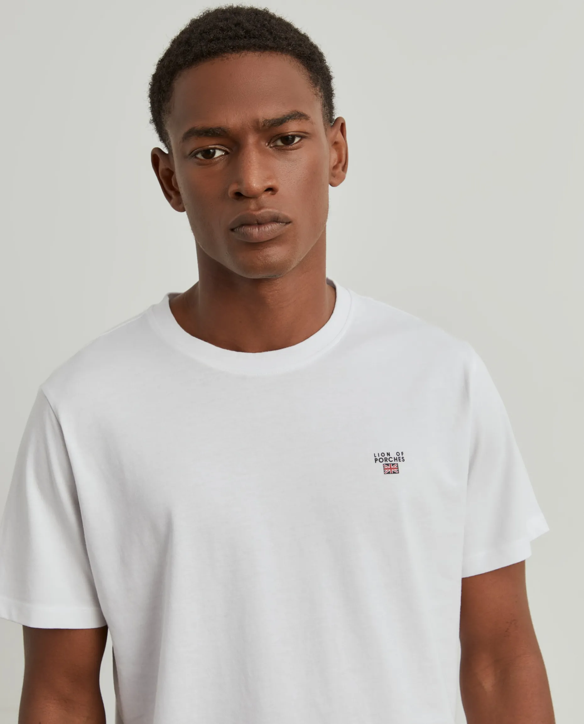 T-shirt básica de algodão|LION OF PORCHES New