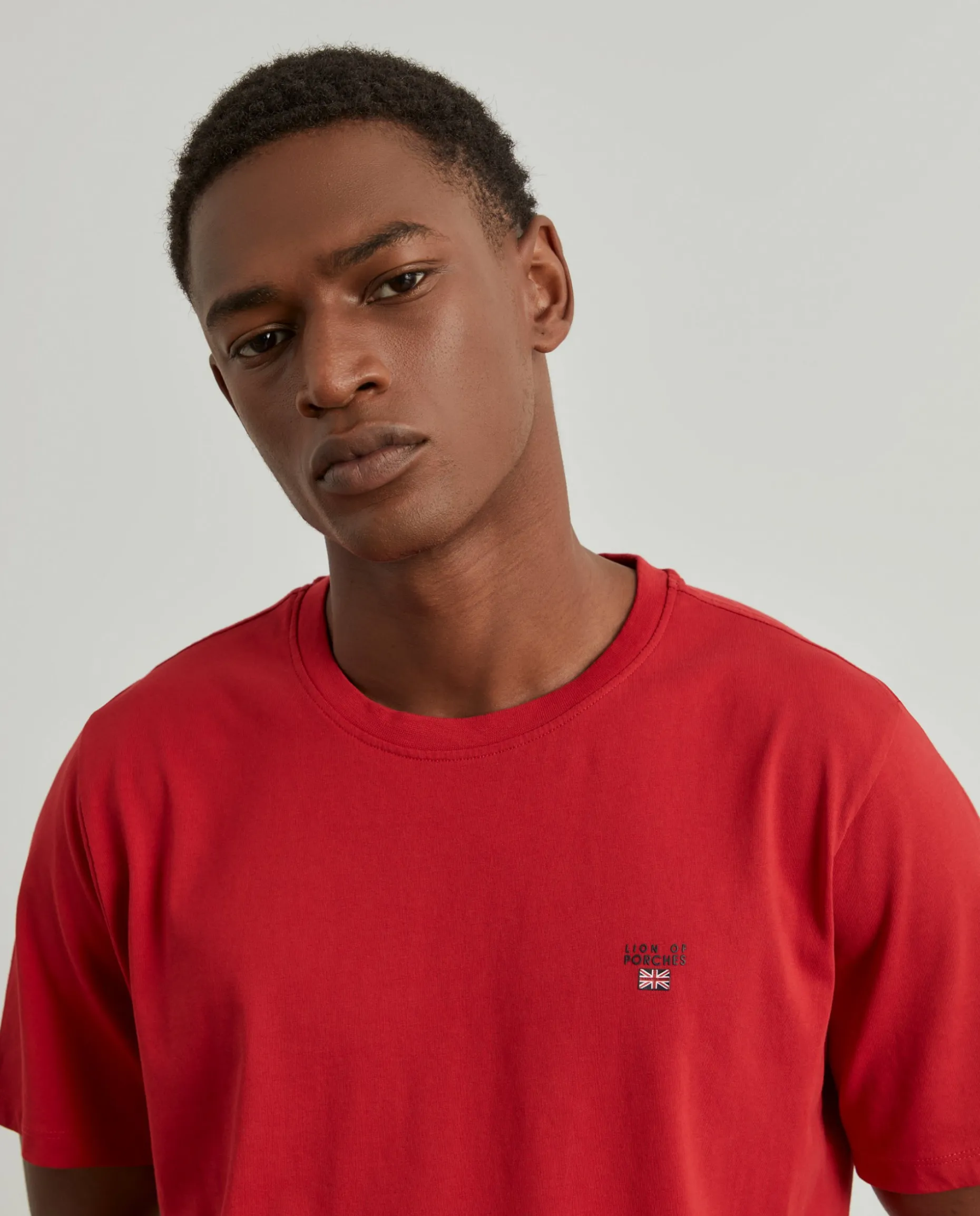 T-shirt básica de algodão|LION OF PORCHES New