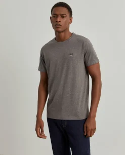 T-shirt básica de algodão|LION OF PORCHES Outlet