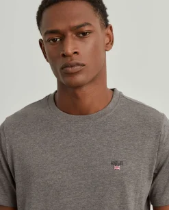 T-shirt básica de algodão|LION OF PORCHES Outlet