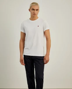 T-shirt básica de algodão|LION OF PORCHES Discount