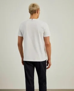 T-shirt básica de algodão|LION OF PORCHES Discount