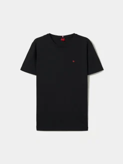 T-shirt básica de algodão|LION OF PORCHES Fashion