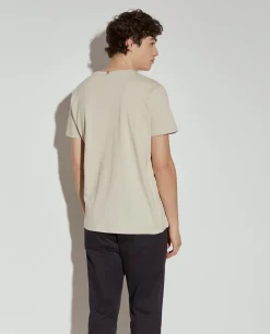 T-shirt básica de algodão|LION OF PORCHES Sale