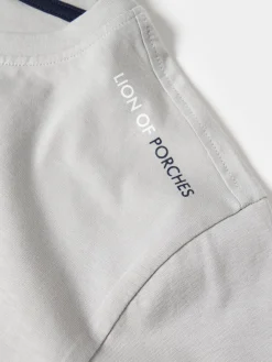 T-shirt básica de algodão|LION OF PORCHES Cheap