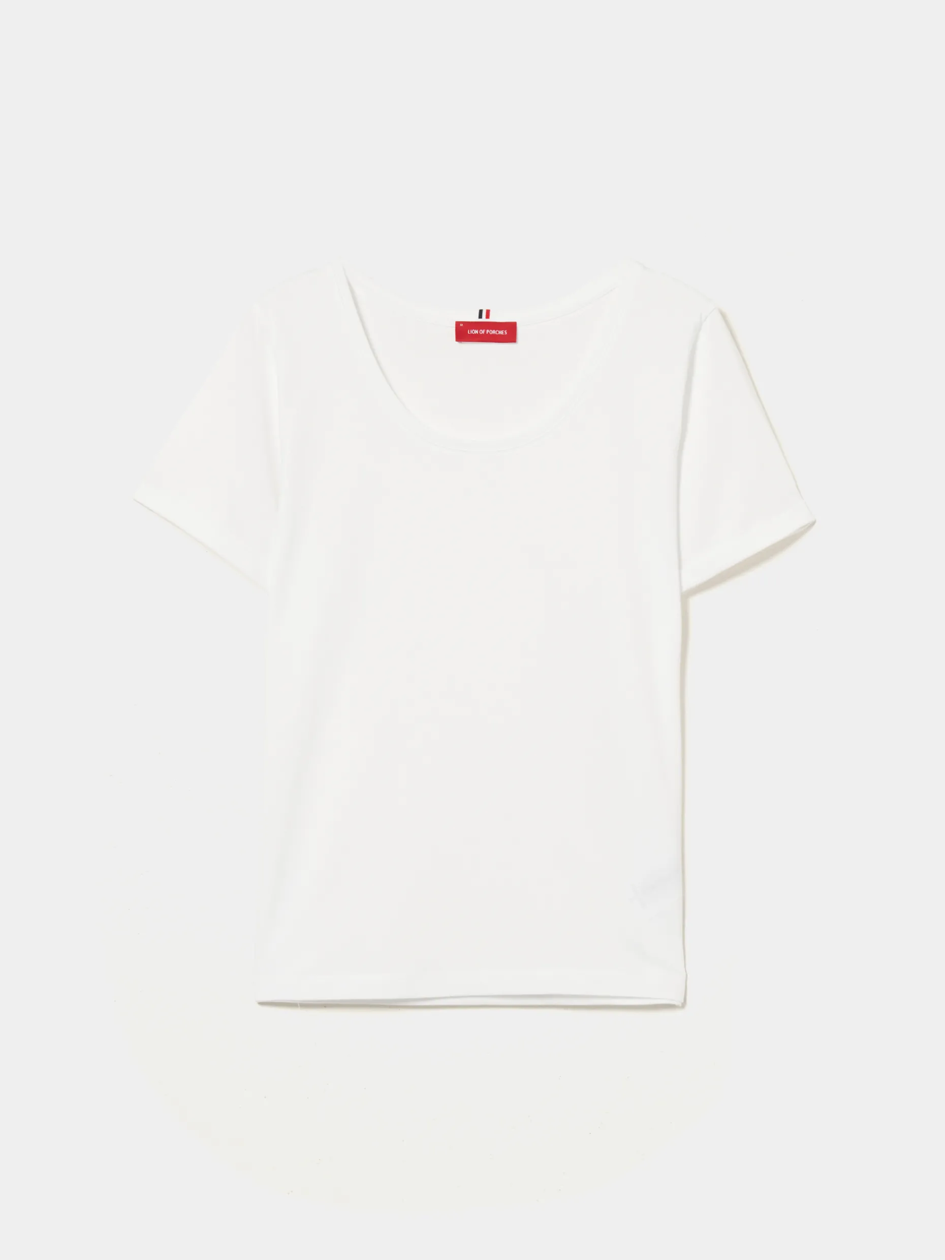 T-shirt básica de algodão|LION OF PORCHES Outlet