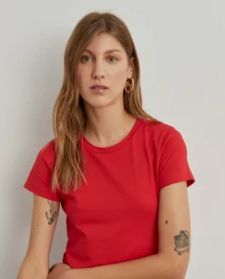 T-shirt básica de algodão|LION OF PORCHES Store