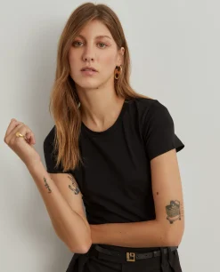 T-shirt básica de algodão|LION OF PORCHES Best Sale