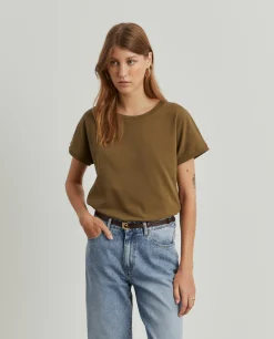 T-shirt básica em algodão|LION OF PORCHES Cheap