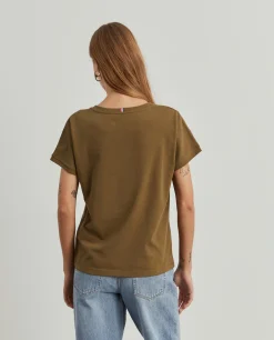 T-shirt básica em algodão|LION OF PORCHES Cheap