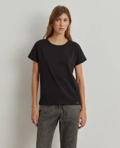 T-shirt básica em algodão|LION OF PORCHES Cheap