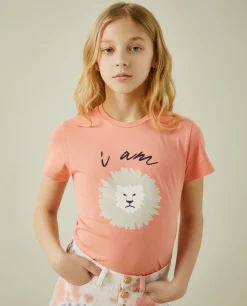 T-shirt com estampado de leão|LION OF PORCHES Flash Sale