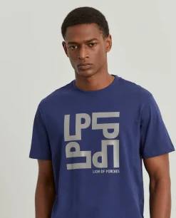 T-shirt com estampado em algodão|LION OF PORCHES Best