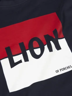 T-shirt de algodão com estampado|LION OF PORCHES Hot