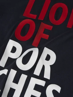 T-shirt de algodão com estampado|LION OF PORCHES New