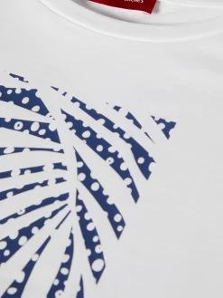 T-shirt de algodão com estampado|LION OF PORCHES Outlet
