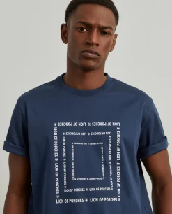 T-shirt de algodão com estampado|LION OF PORCHES Best