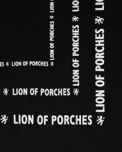 T-shirt de algodão com estampado|LION OF PORCHES Store