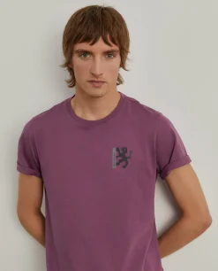 T-shirt de algodão com estampado|LION OF PORCHES Clearance