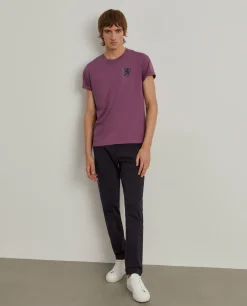 T-shirt de algodão com estampado|LION OF PORCHES Clearance