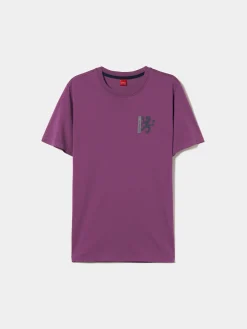 T-shirt de algodão com estampado|LION OF PORCHES Clearance