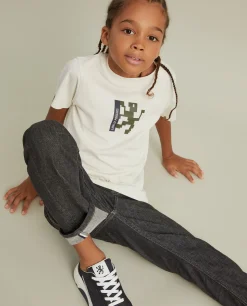 T-shirt de algodão com estampado|LION OF PORCHES Outlet
