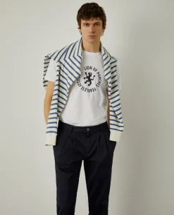 T-shirt de algodão com logotipo|LION OF PORCHES Hot