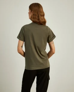 T-shirt de algodão decote em V|LION OF PORCHES Best