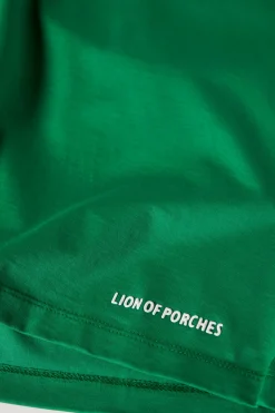 T-shirt de algodão decote em V|LION OF PORCHES Cheap