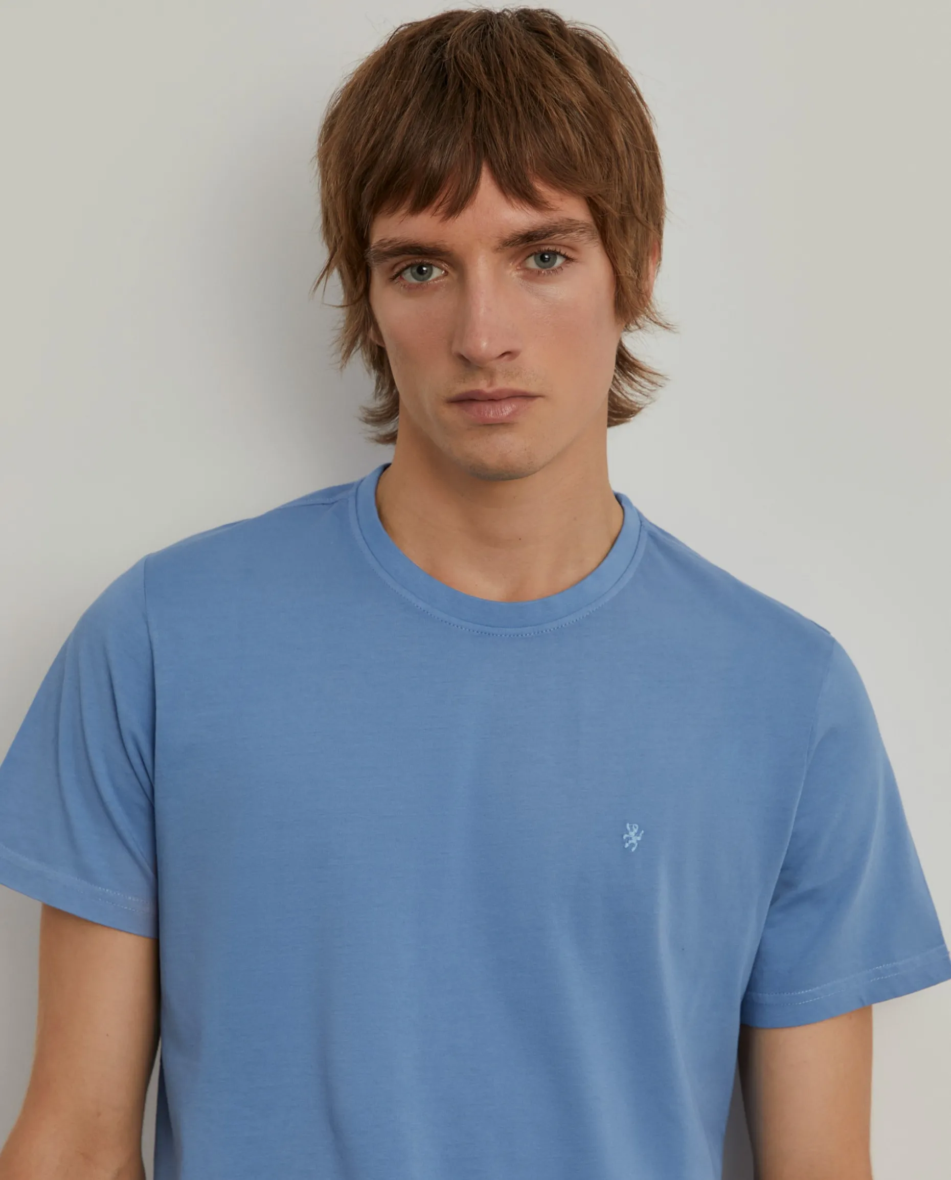 T-shirt de algodão garment dye|LION OF PORCHES Outlet