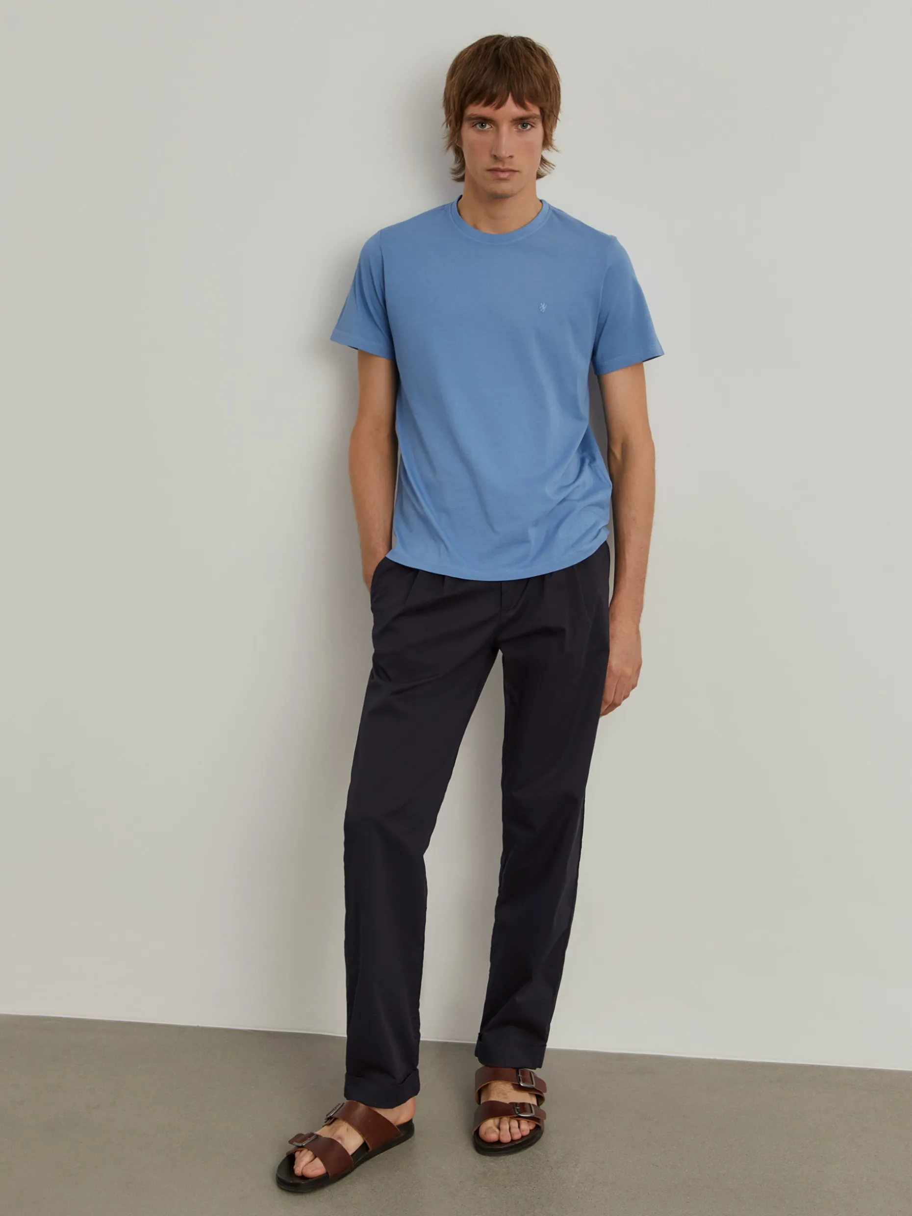 T-shirt de algodão garment dye|LION OF PORCHES Outlet