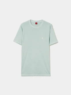 T-shirt de algodão garment dye|LION OF PORCHES Fashion