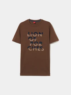 T-shirt de algodão|LION OF PORCHES Online