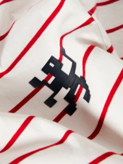 T-shirt de riscas 100% algodão|LION OF PORCHES Flash Sale
