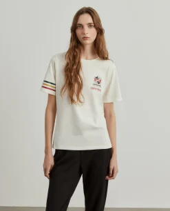 T-shirt feminina de algodão Lion x FDI|LION OF PORCHES Cheap