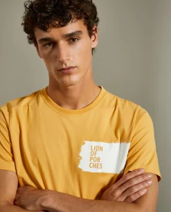 T-shirt manga curta|LION OF PORCHES Fashion