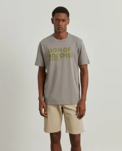 T-shirt manga curta|LION OF PORCHES Shop