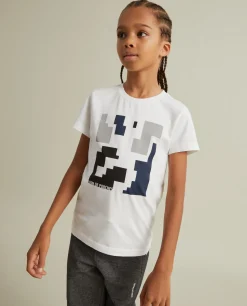 T-shirt manga curta com estampado|LION OF PORCHES Cheap