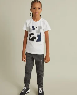 T-shirt manga curta com estampado|LION OF PORCHES Cheap