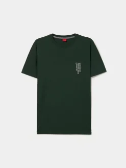 T-shirt manga curta de algodão|LION OF PORCHES Best Sale
