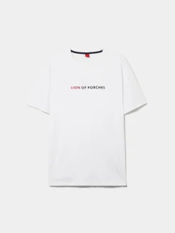 T-shirt manga curta em algodão|LION OF PORCHES Flash Sale