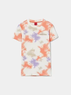 T-shirt padrão tie dye em algodão|LION OF PORCHES Clearance