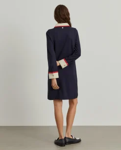 Vestido color block manga comprida|LION OF PORCHES Discount