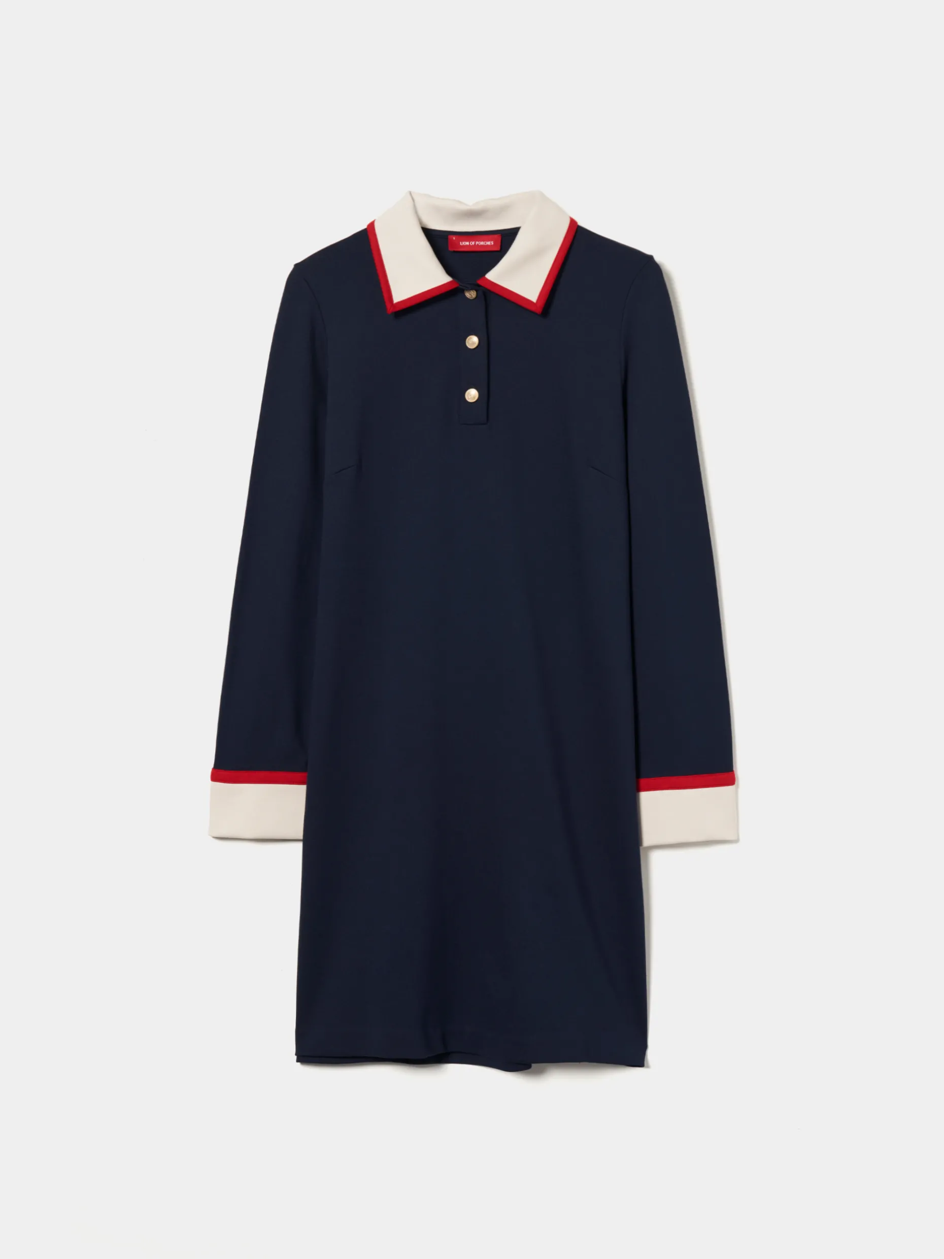 Vestido color block manga comprida|LION OF PORCHES Discount