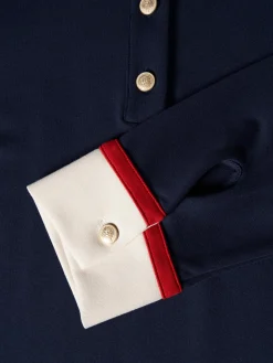 Vestido color block manga comprida|LION OF PORCHES Discount