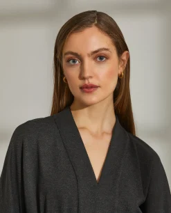 Vestido com decote em V|LION OF PORCHES Outlet