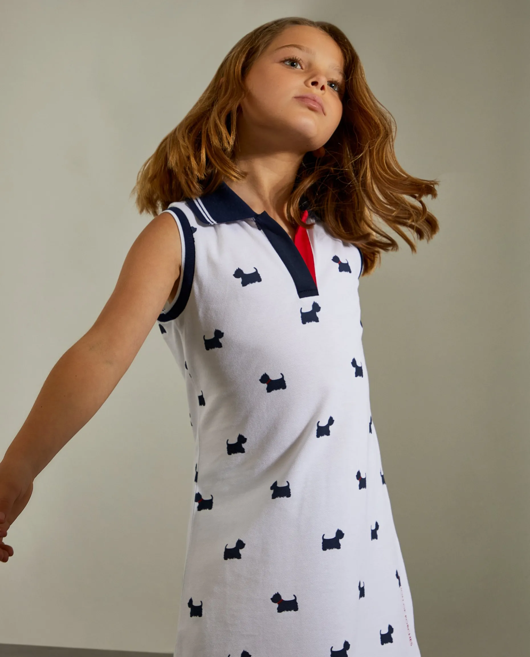 Vestido com gola de polo|LION OF PORCHES Shop