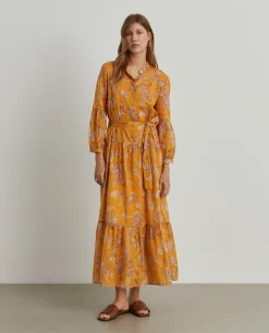 Vestido Comprido Estampado|LION OF PORCHES Discount